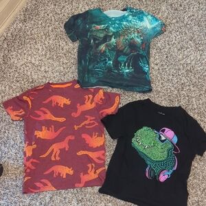 Cat & Jack Dinosaur Graphic Kids T-Shirts - Multicolor